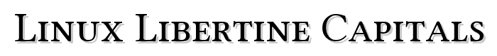 Linux Libertine Capitals font